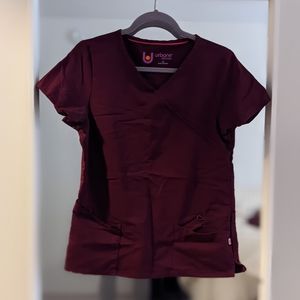 Sophie Mock Wrap Scrub Top